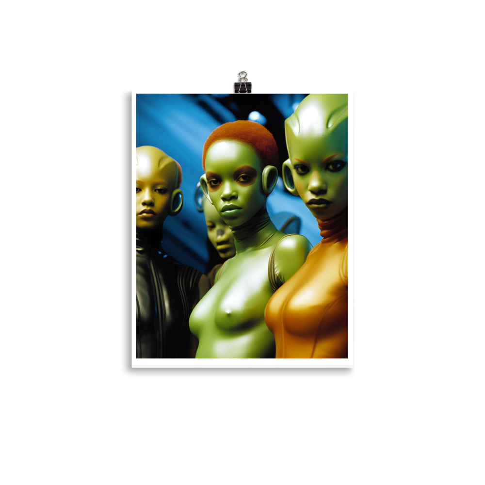 Alien Racer 001 Poster