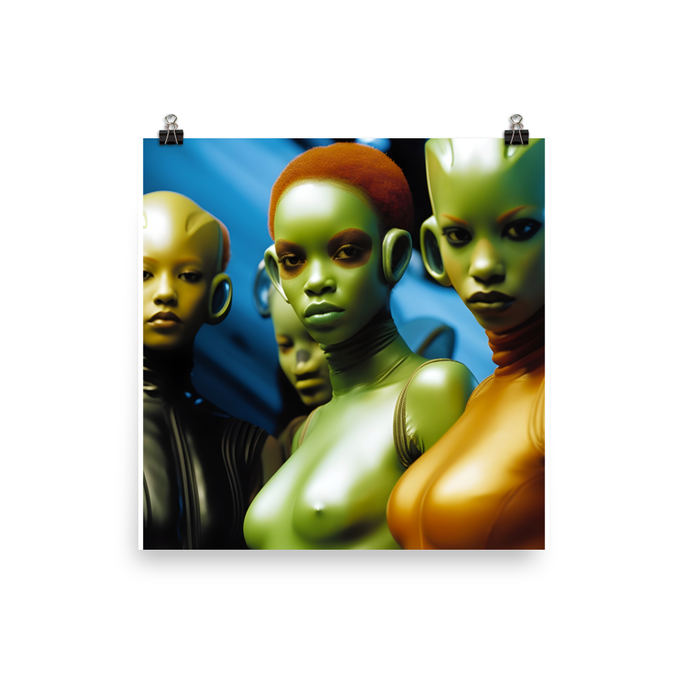 Alien Racer 001 Poster