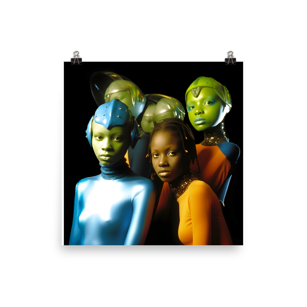 Alien Racer 002 Poster