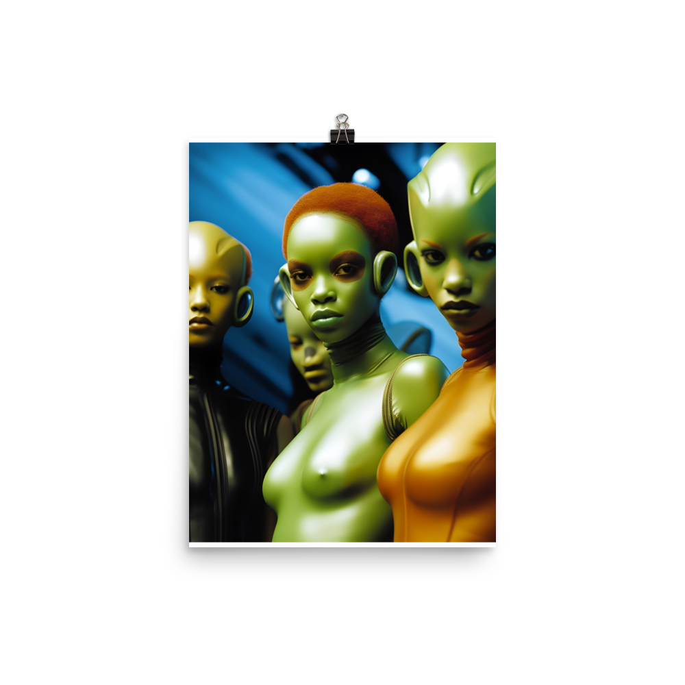 Alien Racer 001 Poster