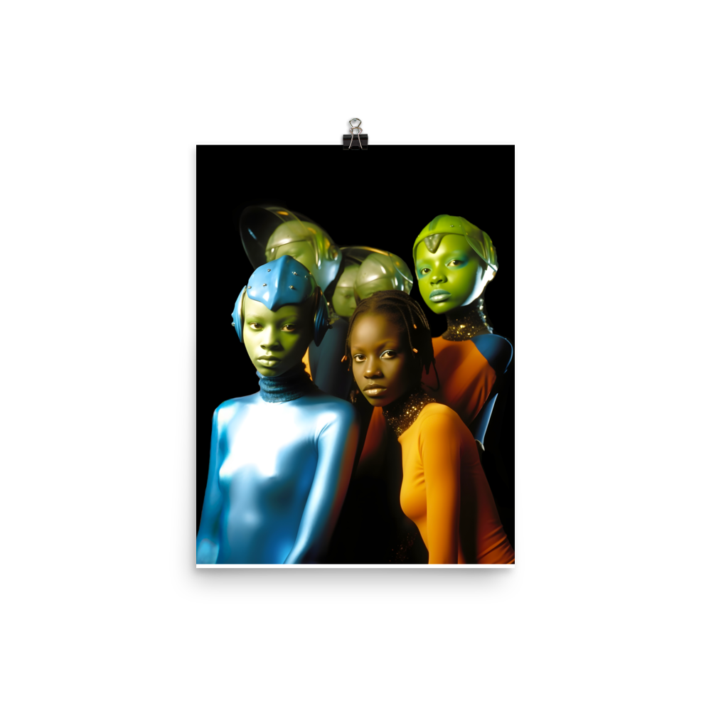 Alien Racer 002 Poster