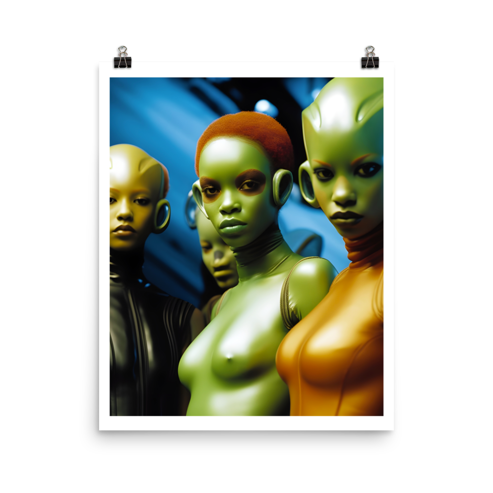 Alien Racer 001 Poster