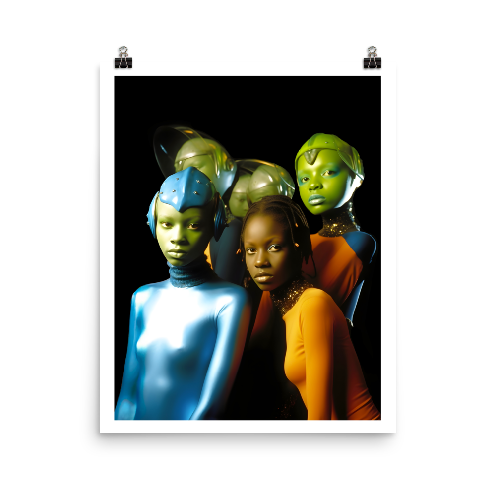 Alien Racer 002 Poster