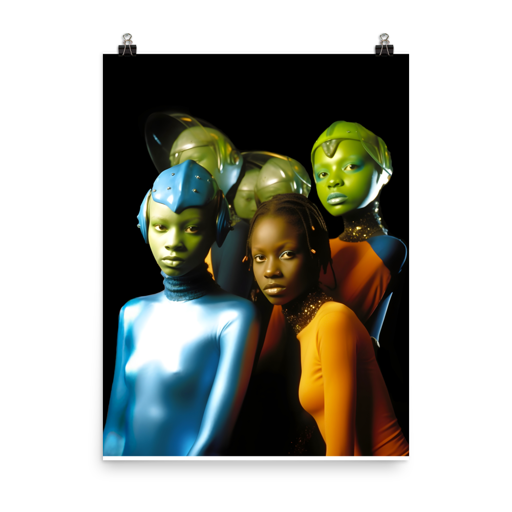 Alien Racer 002 Poster