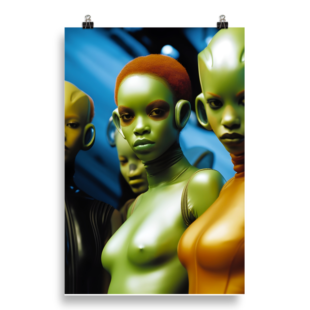 Alien Racer 001 Poster