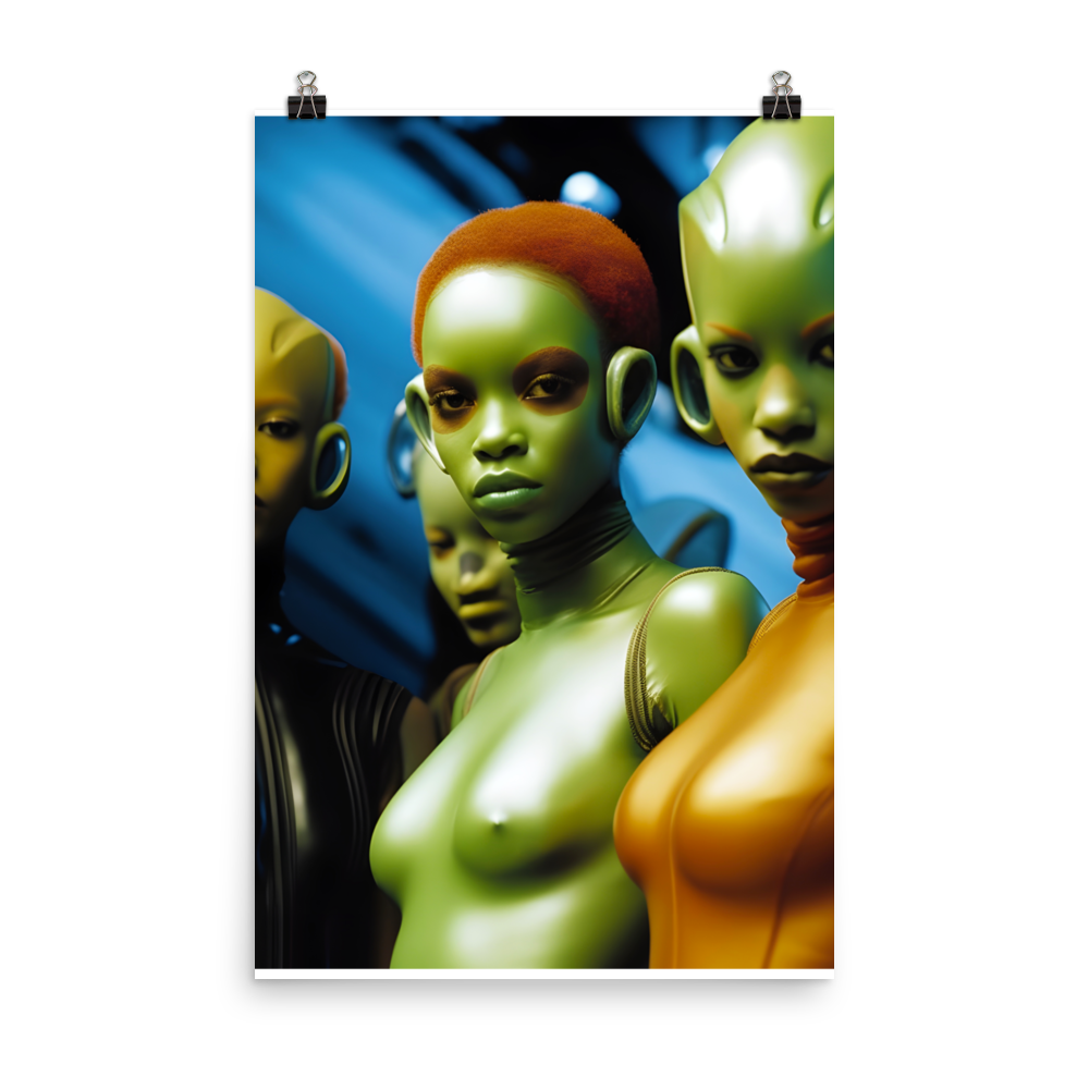 Alien Racer 001 Poster