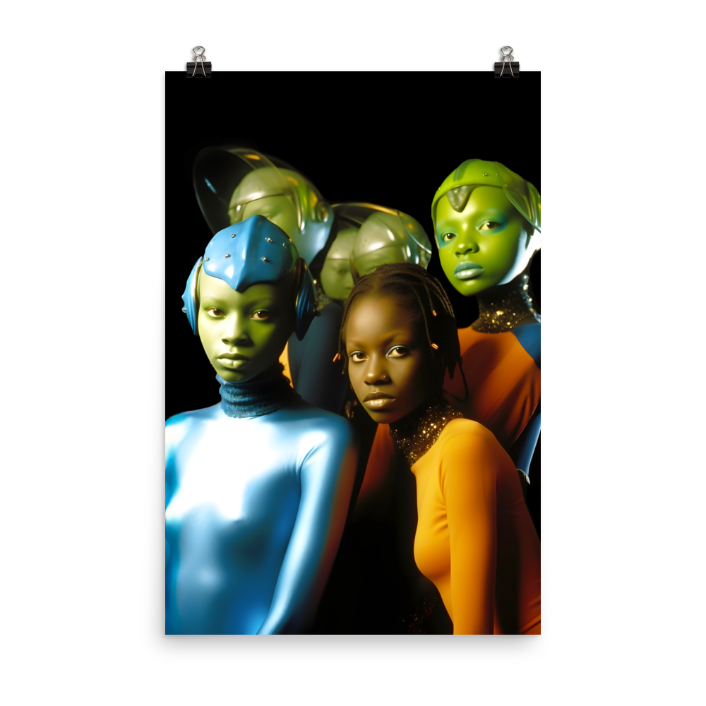Alien Racer 002 Poster