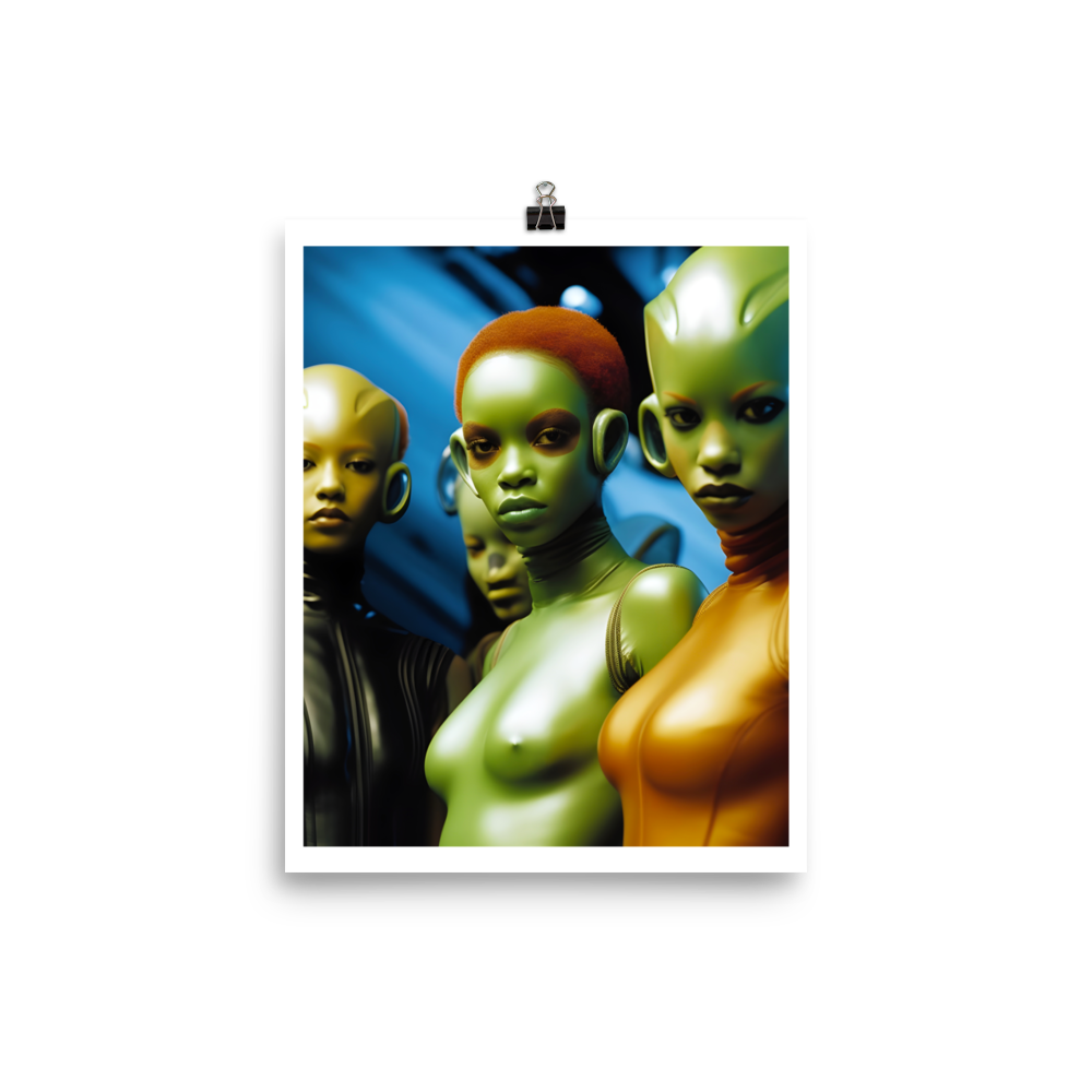 Alien Racer 001 Poster