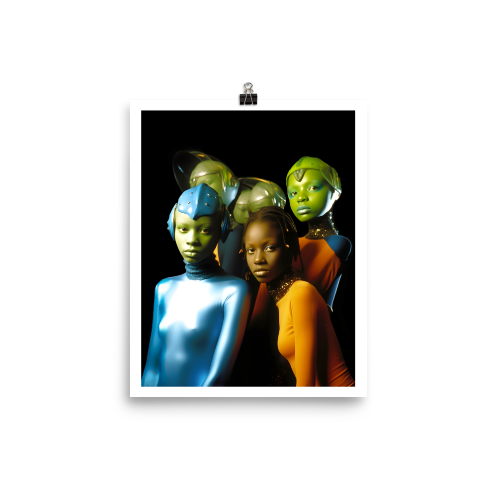 Alien Racer 002 Poster