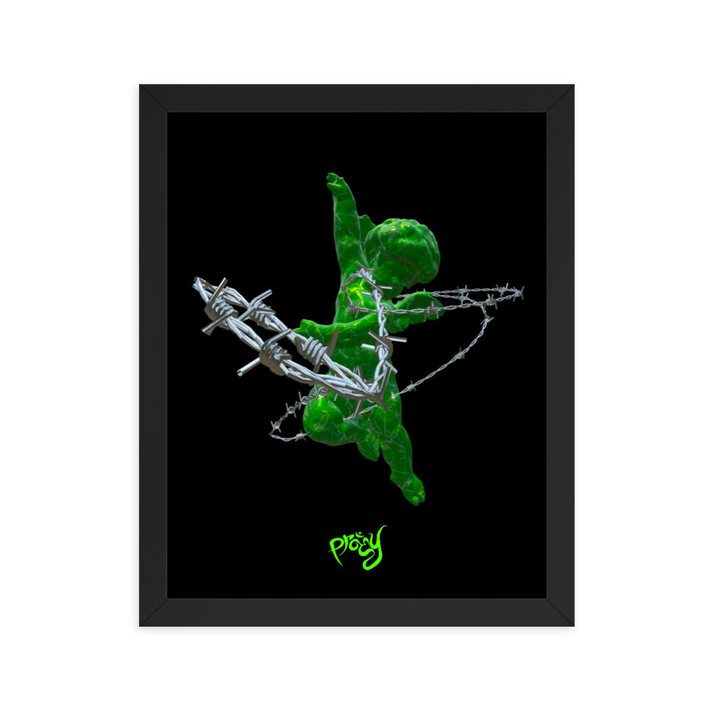 'Barbed Angel 3D' framed print