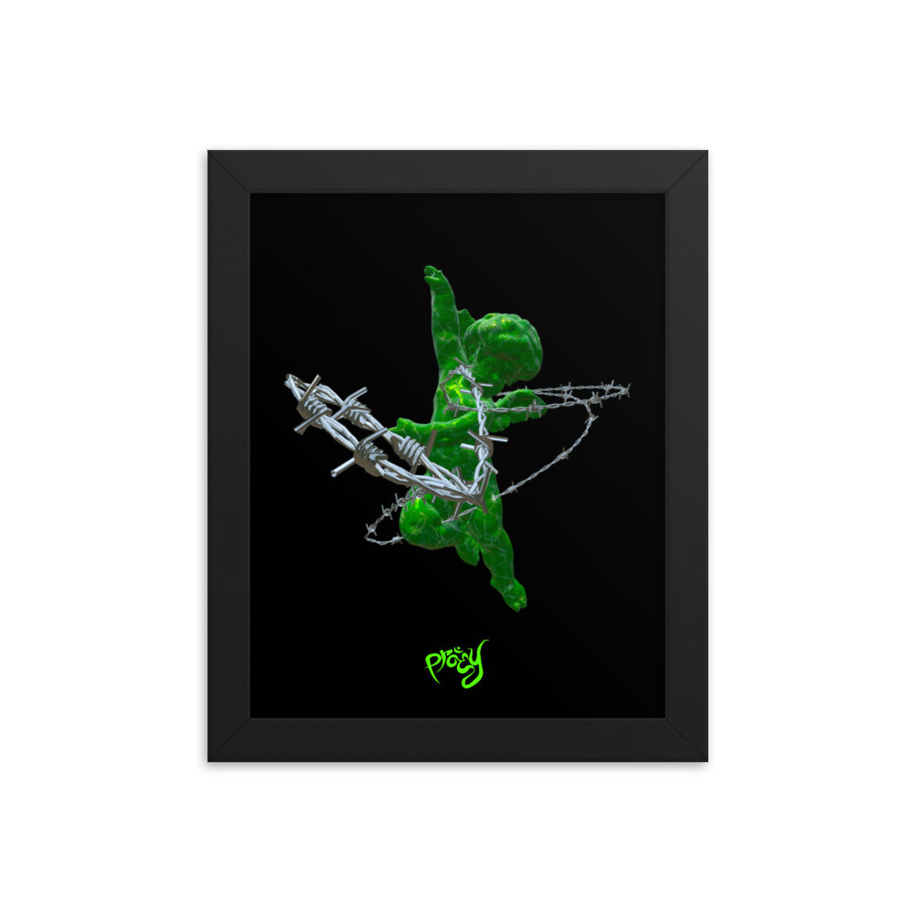 'Barbed Angel 3D' framed print