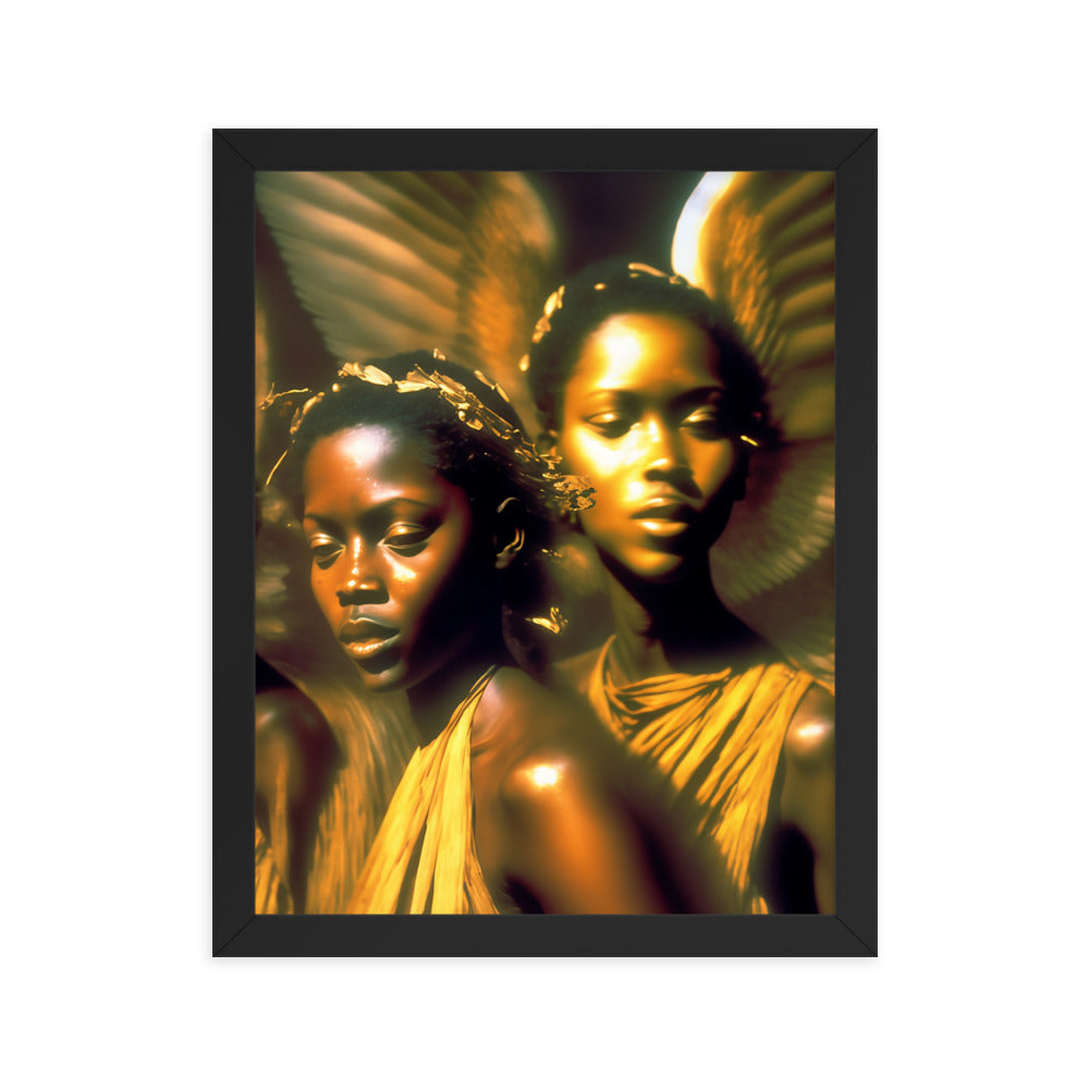 'Protected' framed print