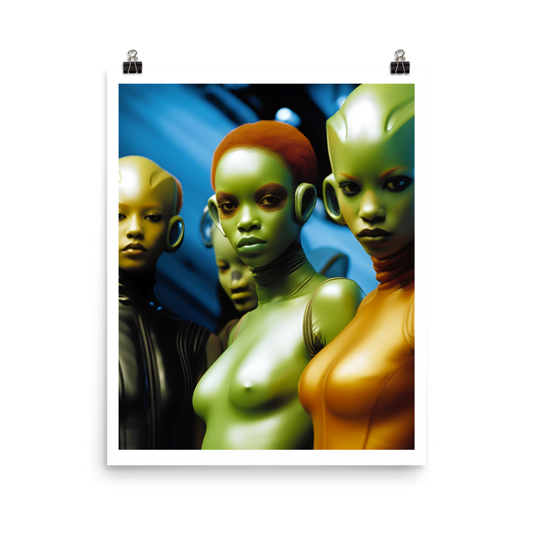 Alien Racer 001 Poster