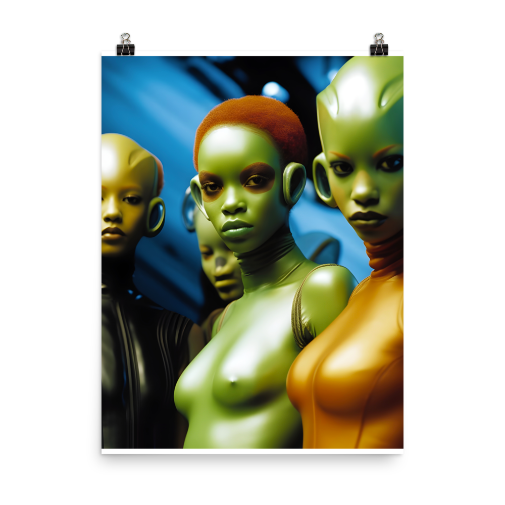 Alien Racer 001 Poster